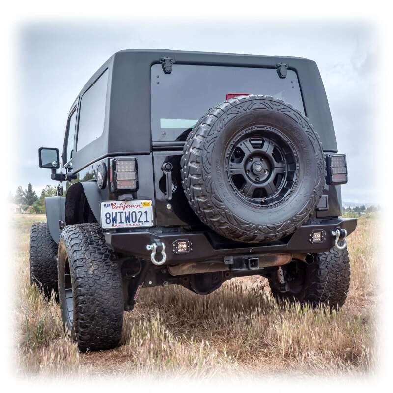 Jeep Wrangler JK Hardtop - TURN Offroad - Squareback 2 Piece - Primer (Paintable) - `07-`18